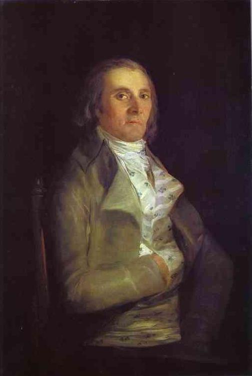 Francisco Jose de Goya Portrait of Andres del Peral Sweden oil painting art